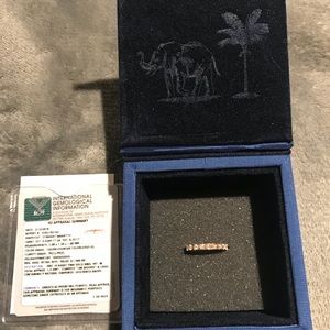 Rose Gold Baguette Diamond Band Ring